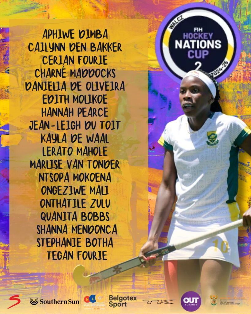 South Africa to Compete in Inaugural Women’s FIH Hockey Nations Cup 2 in Poland