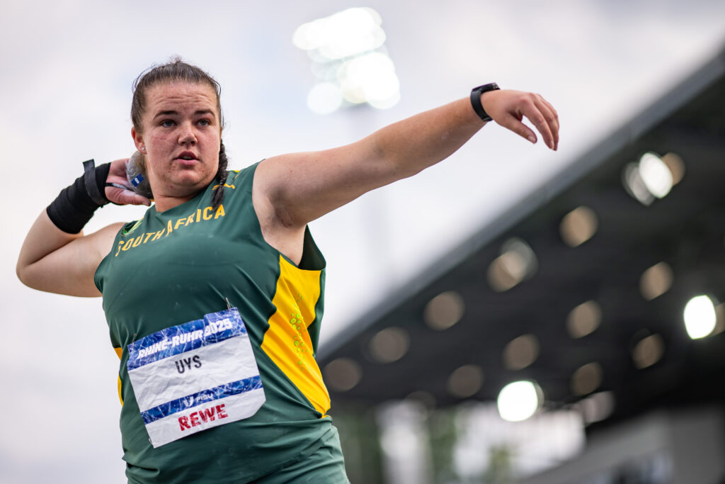 Collette Uys Claims Bronze in Women’s Shot Put at World University Games