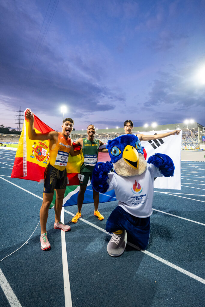 Walaza Completes Sprint Double with 200m Gold at World University Games