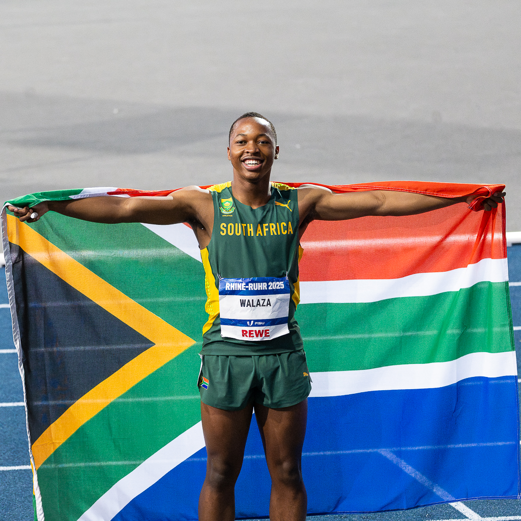 Bayanda Walaza Claims 100m Gold for South Africa at World University Games