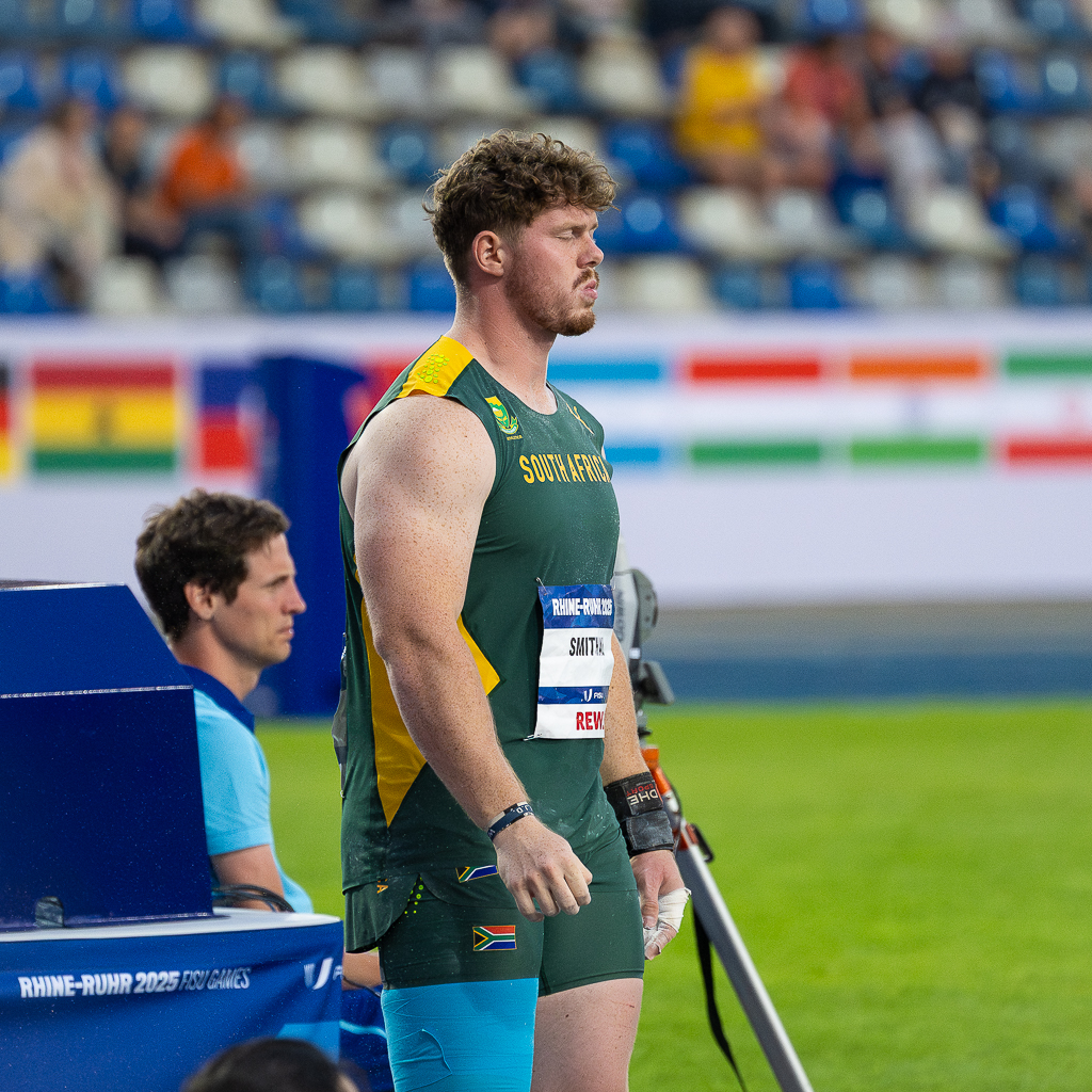 Aiden Smith Claims Dramatic Gold in Men’s Shot Put at World University Games