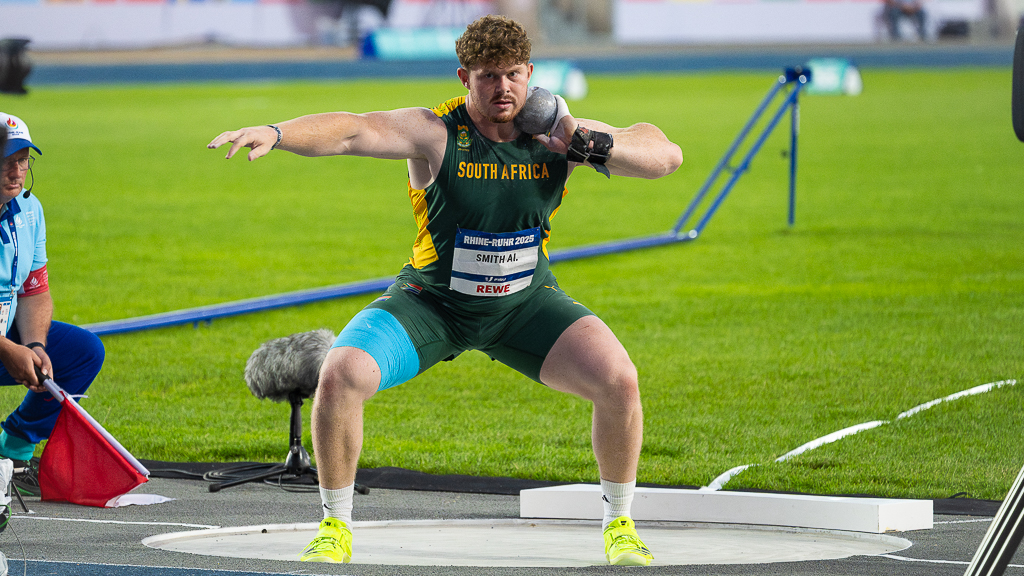 Aiden Smith Claims Dramatic Gold in Men’s Shot Put at World University Games