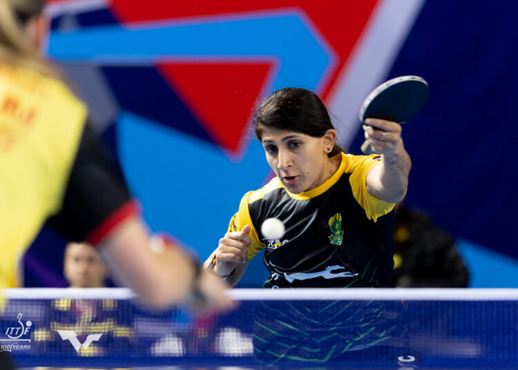 Team SA Battles Hard in Early Stages of World Table Tennis Championships