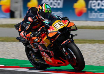 Carnage and Courage Binder Surfs the Chaos at Catalunya