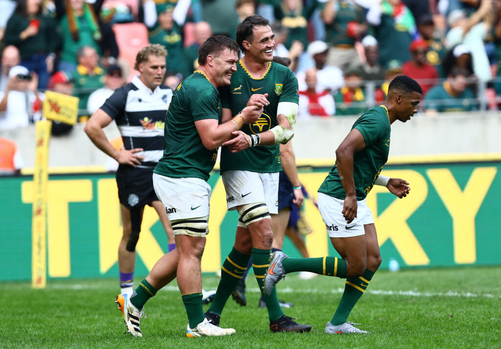 Boks Smash Barbarians in Gqeberha Try-Fest