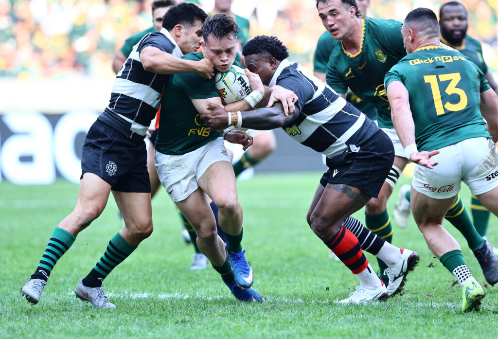 Boks Smash Barbarians in Gqeberha Try-Fest