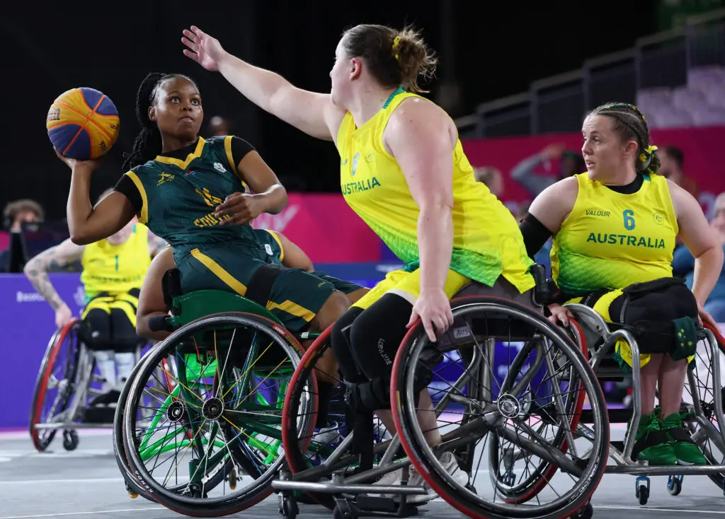 South African Men Secure Upset Victory Over Wales, Women Fall to Dominant Australia in 3x3 Wheelchair Basketball
