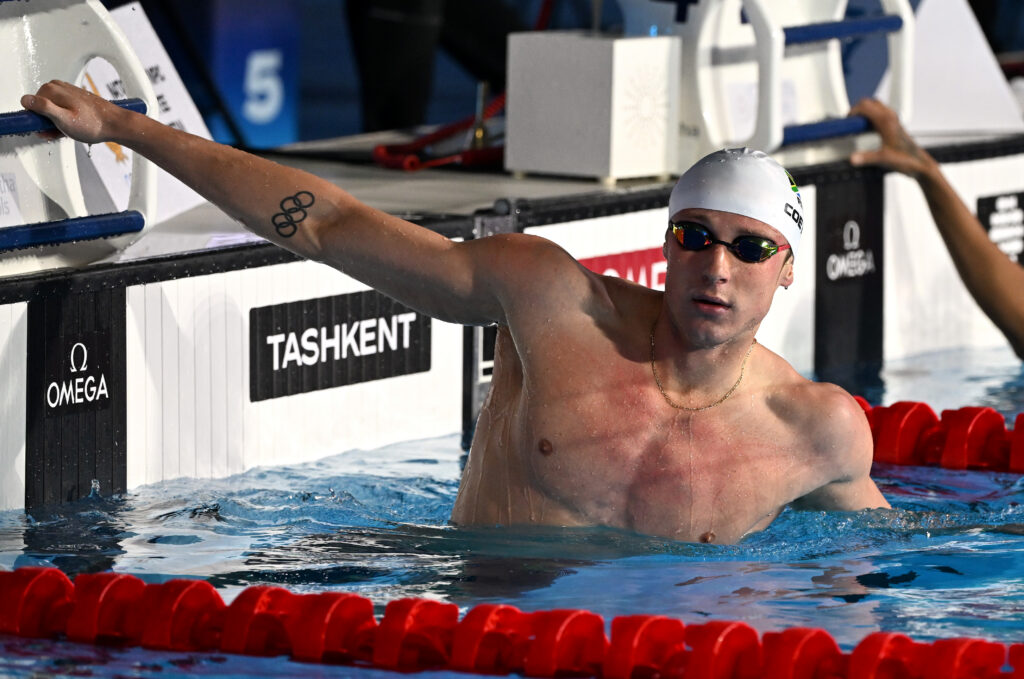 Coetze Completes Backstroke Sweep as Meder Adds Bronze to Close Out Tashkent