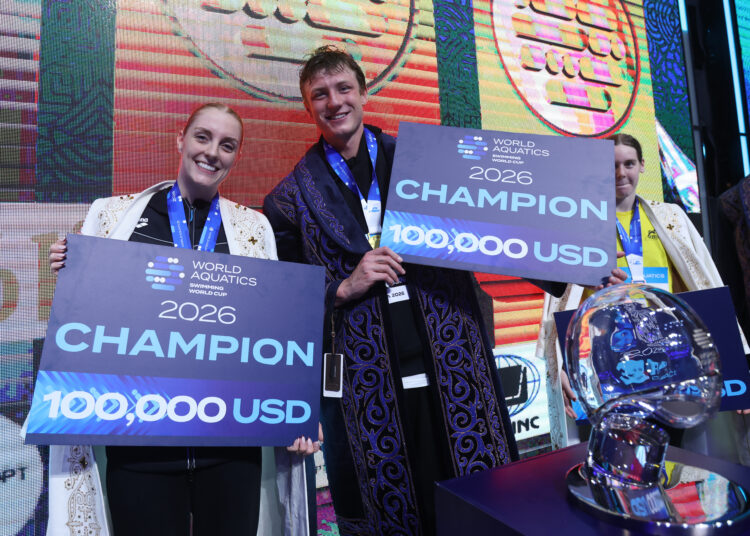 Coetze Crowns Historic World Cup Campaign with Overall Title and Backstroke Sweep in Astana
