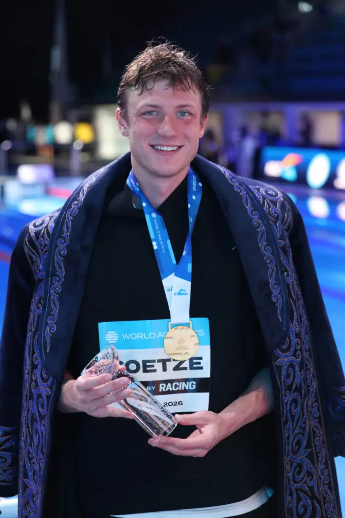 Coetze Crowns Historic World Cup Campaign with Overall Title and Backstroke Sweep in Astana