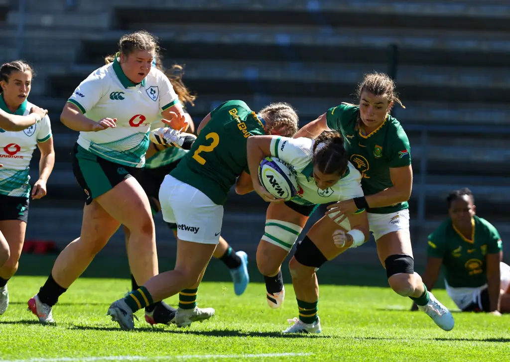 Springbok Women Show Fight but Fall Short in 40-27 defeat to Ireland in WXV Series